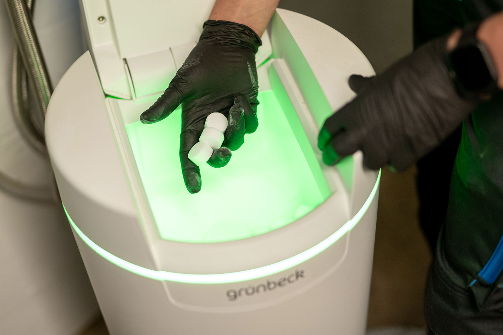 Enthärtungsanlage der Firma Grünbeck