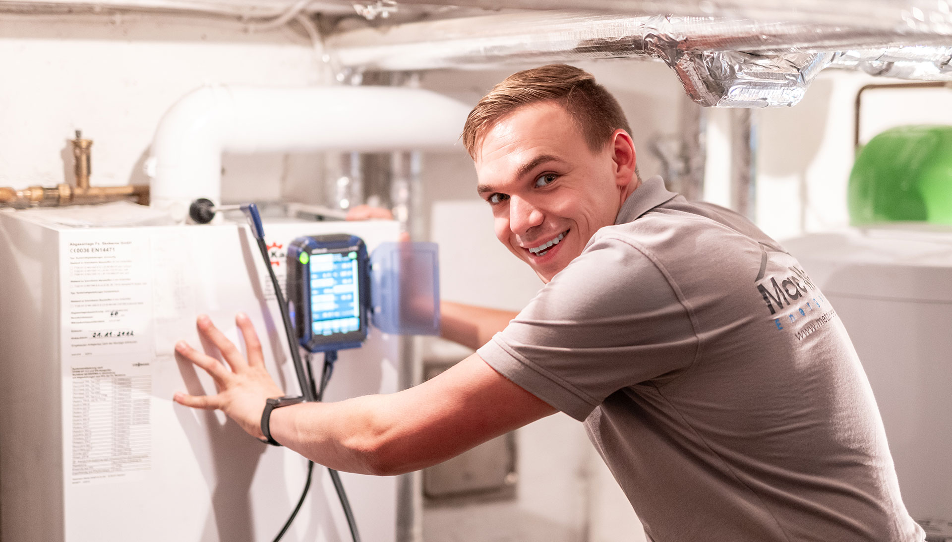 Wartung einer Heizungsanlage durch Mac Metzler aus Katzenelnbogen